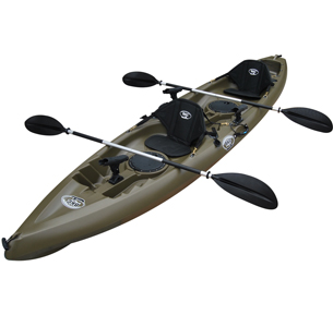 BKC UH-TK181 12-Foot Tandem Fishing Kayak